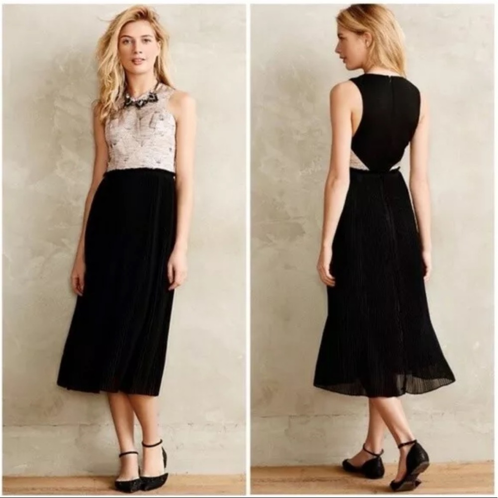NWT Anthropologie Nomad Morgan Carper Dress Size 8